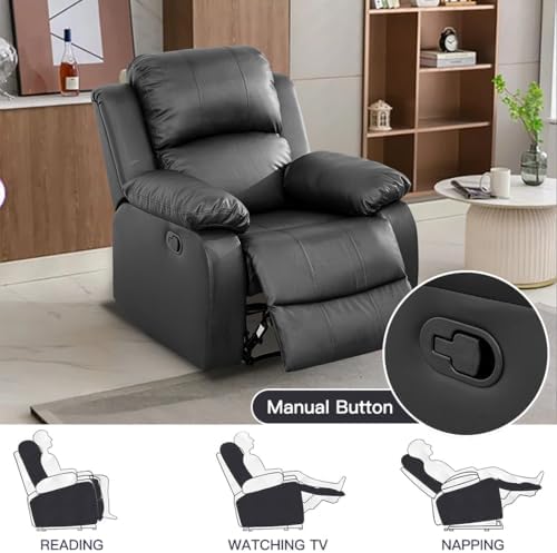 Manual Recliner Chair Set, Living Room Furniture Sets - Image 4