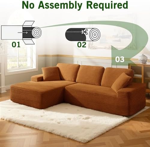 Modular Sectional Sofa, Convertible Sofa Bed, No Assembly Required Cloud Couch - Image 4