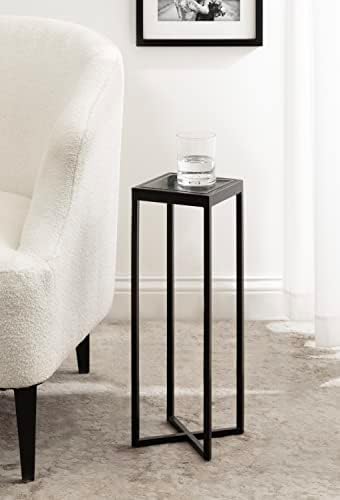 Kate and Laurel Jaspur Modern Square Drink Table, Decorative Contemporary - Image 2