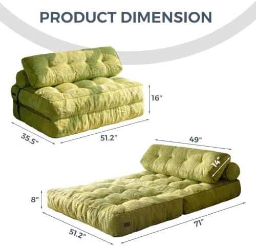 MAXYOYO Folding Sofa Bed, Convertible Chair Bed - Image 2