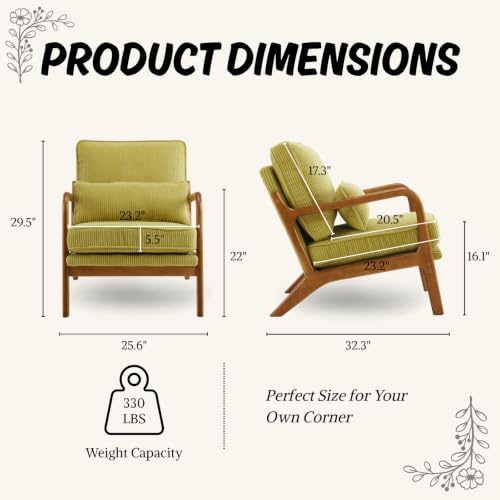 Karl home Mid-Century Modern Accent Reading Chair - Image 2