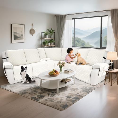 Waterproof Sectional Reclining Couch Covers L Shaped Recliner Sectional Sofa - Image 2