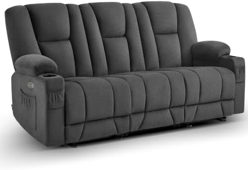 MCombo 79 in 3 Seater Reclining Sofa by MCombo