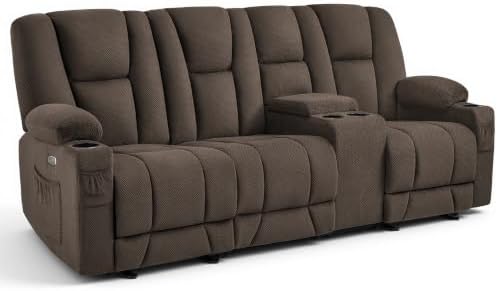 MCombo 92 in 3 Seater Reclining Sofa by MCombo