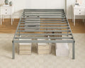Allewie Twin Bed Frame, 14 inch Metal Beds by Allewie
