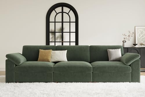 EASE MOOSE Oversized Sectional Modular Sofa Comfty 3 Seat Cloud Couch by EASEMOOSE