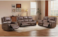 EBELLO Faux Leather Manual Recliner Sofa Set, 1 Seat Reclining Chair, a Loveseat by EBELLO