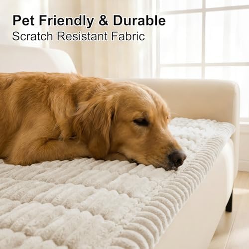 Smiry Couch Cover for Dogs, Non Slip Washable Sofa Protector for Pets - Image 3