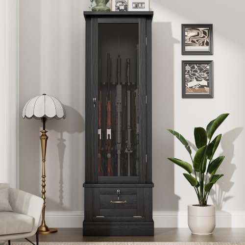 Saudism 10 Wooden Display Gun Safe - Image 4