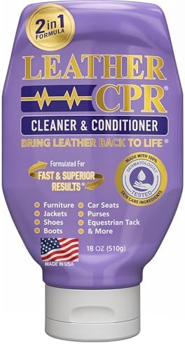 Leather CPR Cleaner and Conditioner 18oz. Bring Leather Back To Life on by CPRCleaningProducts