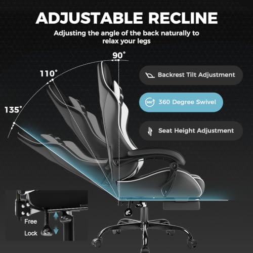 GTPLAYER Gaming Chair, Computer Chair - Image 6