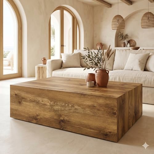 Modern Faux Marble Coffee Table by BAOPIN