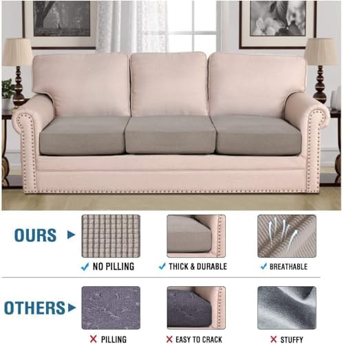 H.VERSAILTEX Super Stretch Individual Seat Cushion Covers - Image 2
