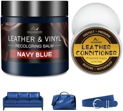Leather Recoloring Balm and Leather Repair Kit by SHABEIBEI