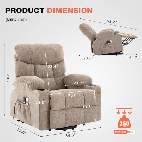 MAHOMICO Power Lift Recliner Chair - Image 2