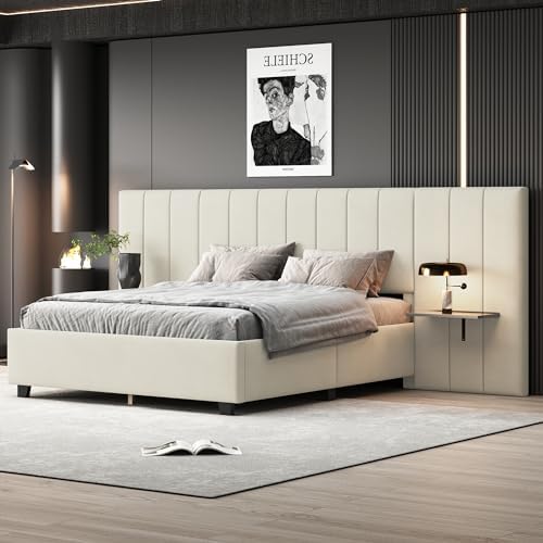 Queen Size Upholstered Bed Frame - Image 3
