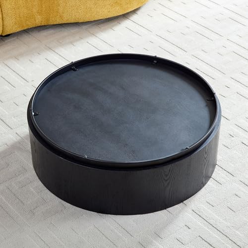 JUSTONE Round Coffee Tables for Living Room, Modern Minimalist Side Tables - Image 7