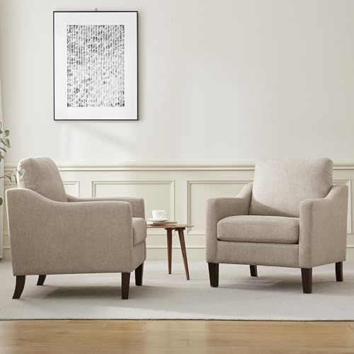 VKNOW Accent Chairs, Modern Upholstered Armchairs - Image 5