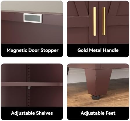 COFaR 61" Metal Storage Cabinet - Image 3