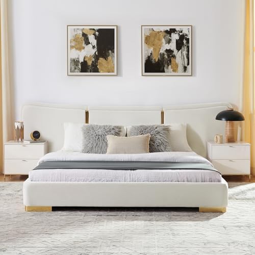 Queen Size Upholstered Bed Frame - Image 3
