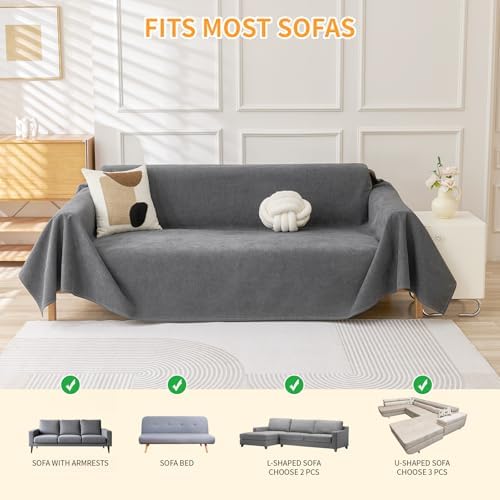 Deep Dream Cat-Scratch Resistant Couch Cover, Waterproof Sofa Cover - Image 6