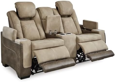 Signature Design by Ashley Power Reclining Loveseat by Unknown