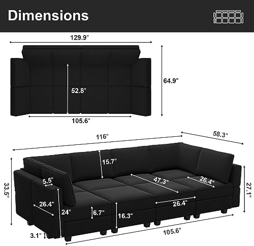 Belffin Modular Sectional Sofa - Image 2