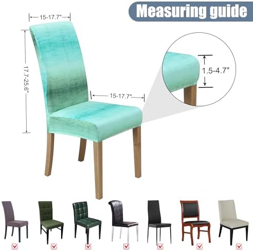 Dining Chair Covers, Stretch Seat Covers, Washable Furniture Protector - Image 5