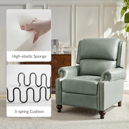 HULALA HOME Genuine Leather Recliner Chair - Image 6