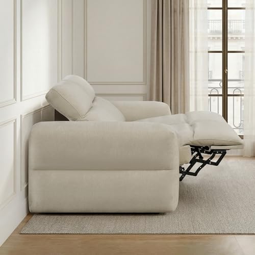 CHITA 125'' Power Recliner Sofa, Zero Wall Hugger Reclining Sofa - Image 7