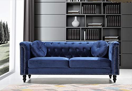 Container Furniture Direct S5370-S Kittleson Velvet Upholstered Modern - Image 3