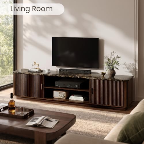 MODNEST Faux Marble Top TV Stands - Image 6