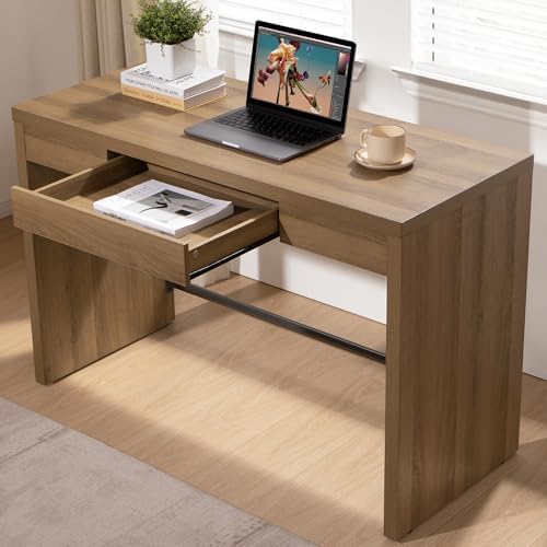 SICOTAS Computer Desk Writing Table, 47-Inch Wooden Study Desk - Image 5