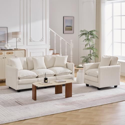 Cloud 2 Pieces Sofa Set, 2+3 Seater Couch, Modern Sofas Sets by HOCAT