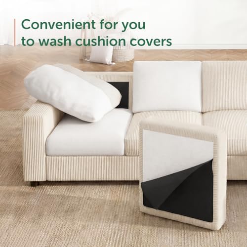 HONBAY Corduroy Sectional Couch - Image 6