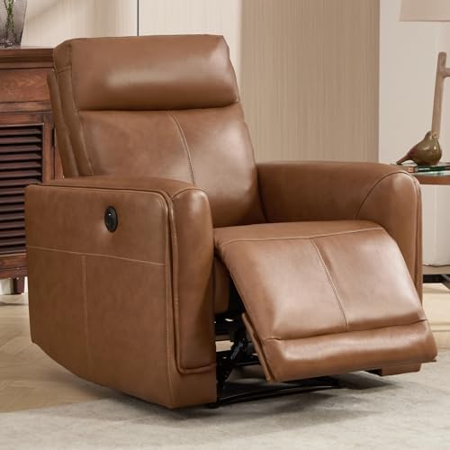 CANMOV Genuine Leather Power Recliner Chairs - Image 6