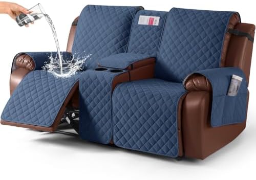 KinCam 100% Waterproof Loveseat Recliner Cover by KinCam