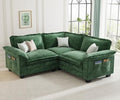 V-Shaped Modular Sectional Sofa, 3 Seater Cloud Couch by KKLHome