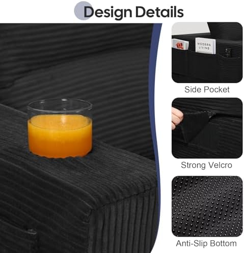 COMAX Futon Sofa Bed, Convertible Sofa Bed, Folding Boneless Couches - Image 6