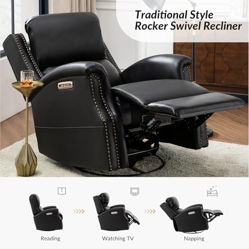 HULALA HOME Genuine Leather Recliner - Image 6