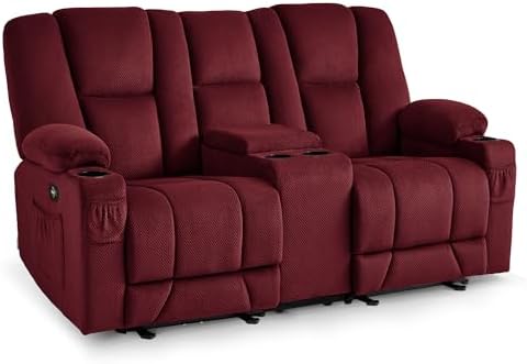 MCombo 75 in Power Reclining Loveseat by MCombo