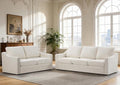 2 Pieces Chenille Sofa Set w/Soft Back Cushion by ACMEASE