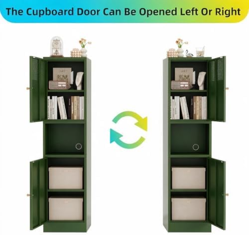67" Tall Metal Storage Cabinet - Image 4