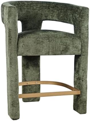 Jofran Gwen Forest Upholstered Counter Stool - Image 4