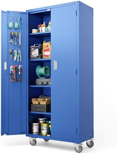 VINGLI 72'' Tall Metal Garage Storage Cabinet by VINGLI
