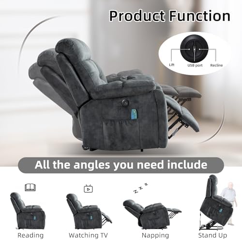EBELLO Power Lift Recliner Chair - Image 3
