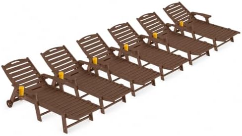 Ciokea Lounge Chair Outdoor Set of 6, Oversized Chaise Lounge Chair by Ciokea
