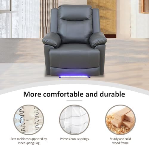 Air Leather Power Recliner Sofa Set - Image 4