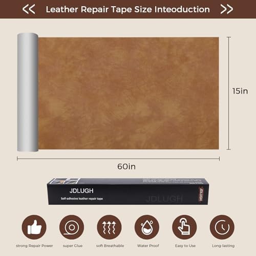 Leather Repair Patch Tape, Leather Repair Patch, 15x60 Inch - Image 3