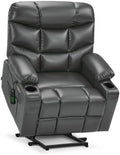 MCombo Power Lift Recliner Elderly, Leather R7289 by MCombo